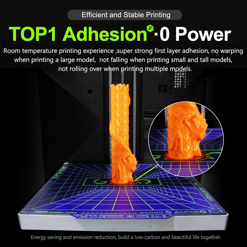 Wefuit 0°C Printing Geco Plate 235X235MM Build Plate PLA Cold Plate (No Heating) for Flashforge Adventurer 5M/5M Pro/AD5X/K1/K1C/Ender 3 S1/Ender 3/3 Pro/Ender 3 V2/3 Neo/Neptune 4/3 Pro 3D Printer. - Image 3